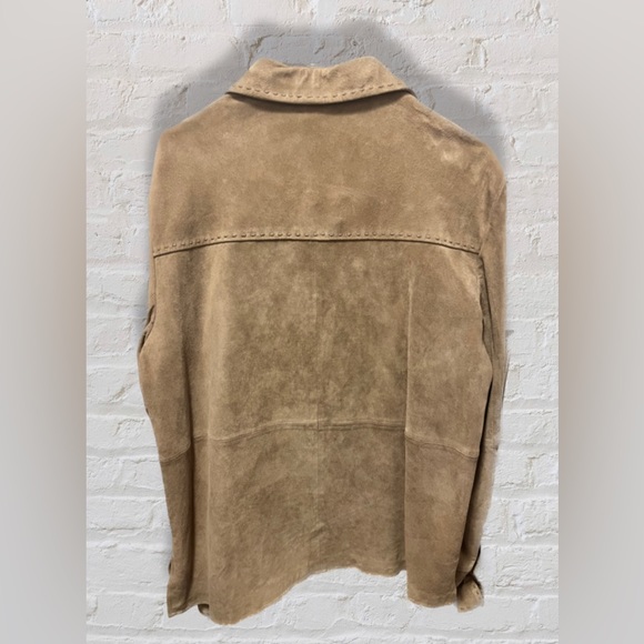 Vintage Two Piece Genuine Leather Pants Suit (L) - Picture 2 of 6